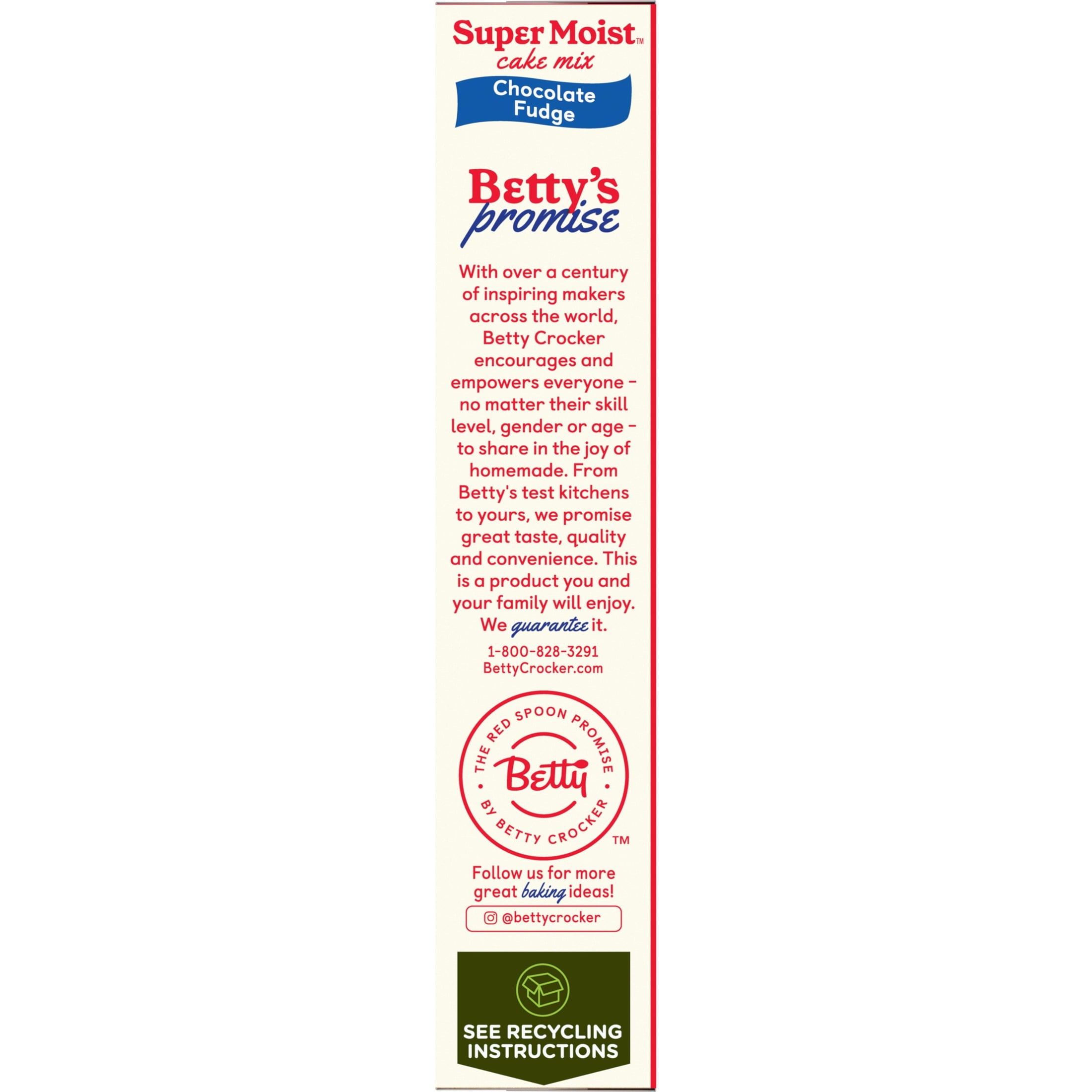 Betty Crocker Favorites Super Moist, Chocolate Fudge, Cake Mix, 13.25 oz