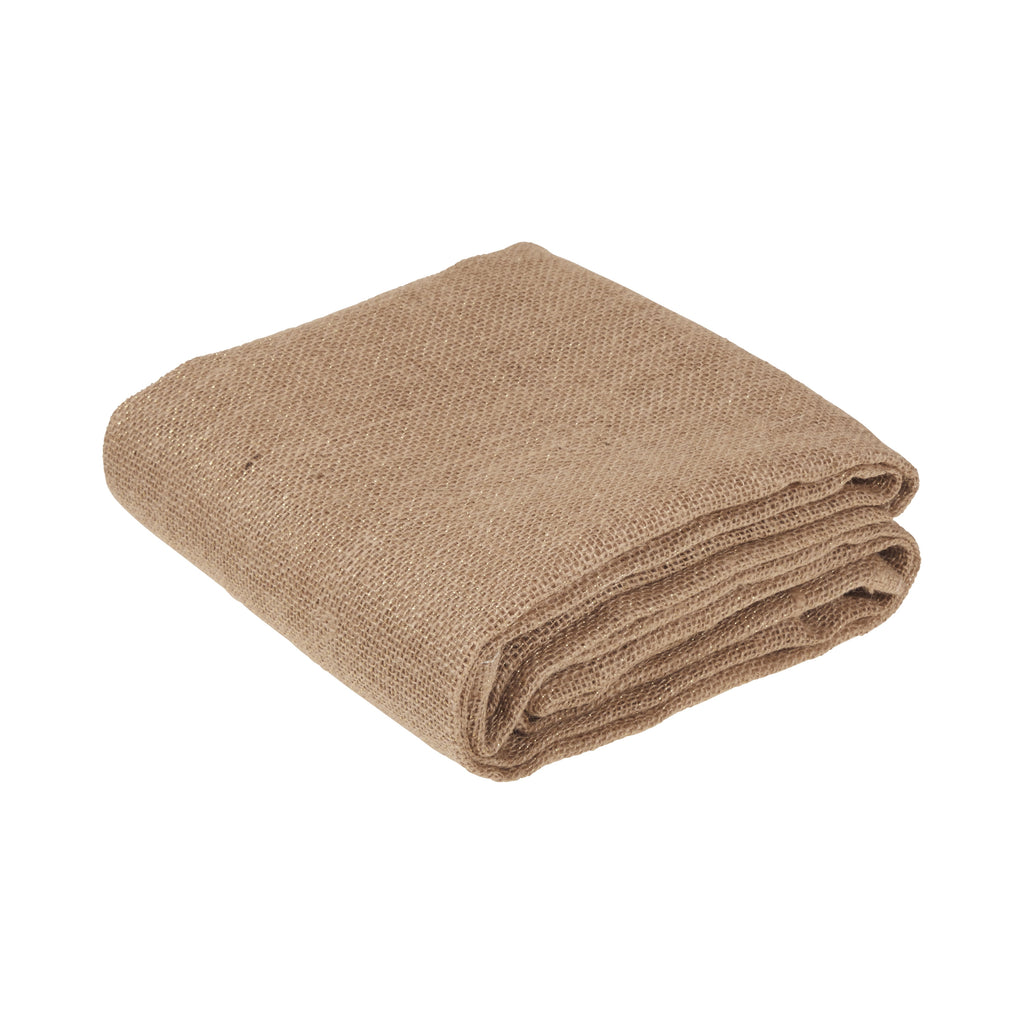 Allen Company Folded & Precut Jute Burlap Craft Fabric, 46"W x 2-Yards, Natural