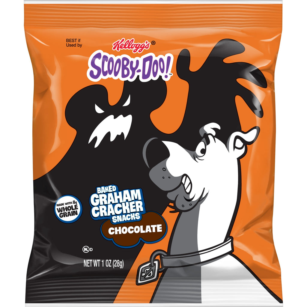 Kellogg's SCOOBY-DOO! Variety Pack Graham Snacks, Halloween Snacks, 30 Count