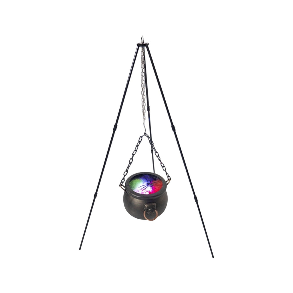 Muecwrye Halloween Decorations Outdoor, Halloween Clearance! Halloween Witches Cauldron on Tripod with Lights, DIY Bubbling Cauldron Set Decor for Home Porch Outside, Halloween Party Supplies
