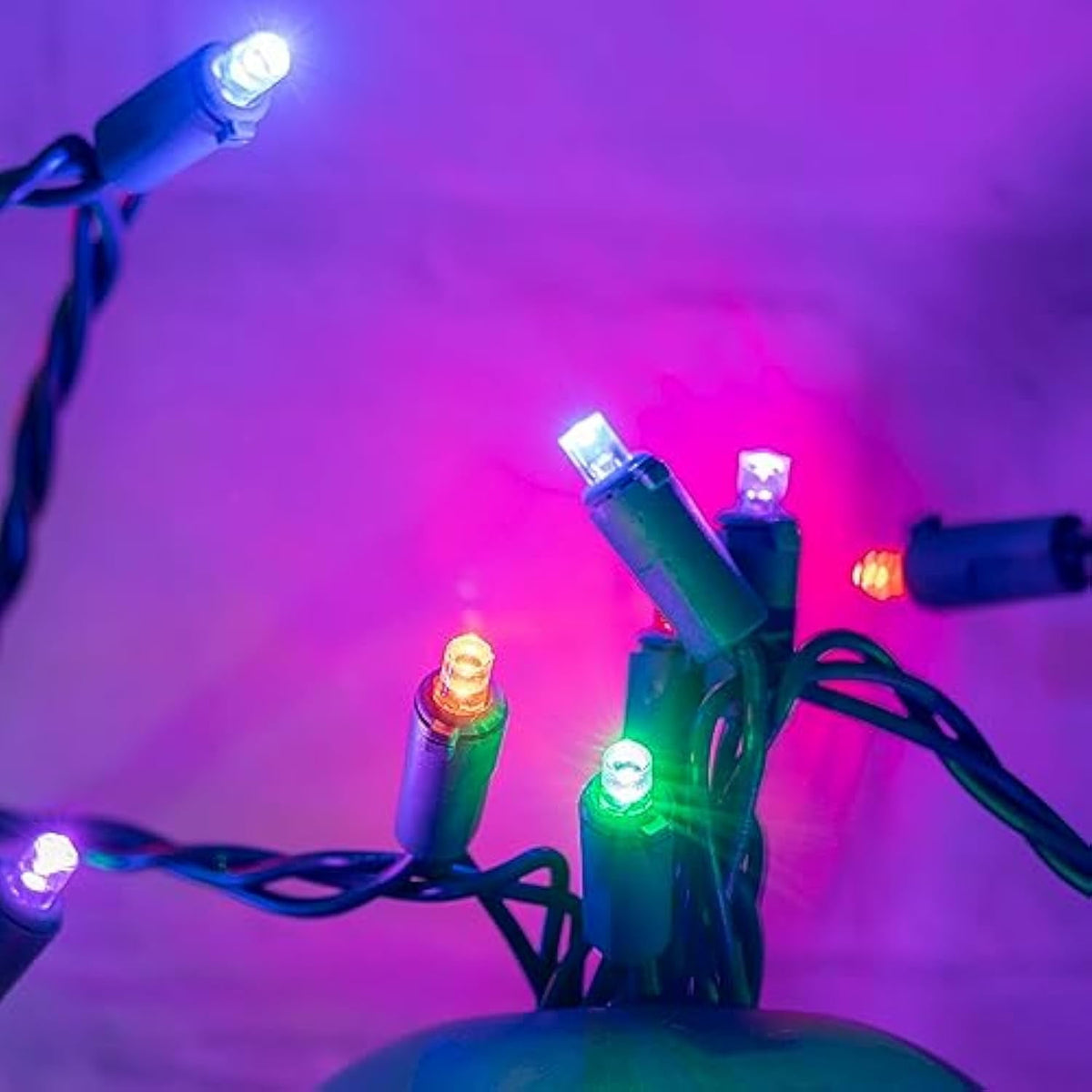 Wick's Outdoor Living LED 5MM Multi-Color Holiday Lights, 50 FT in length, 150 CT, and 6 different color options