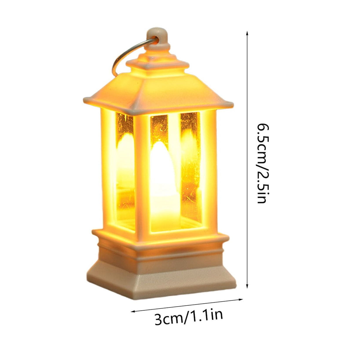KOYPTL 8 Pcs Black Lanterns Decorative Indoor Mini Battery Operated Lanterns with Flameless Candle,Christmas Table Decorations Hanging Ornament for Wedding Table Centerpieces Home Xmas Decor Outdoor