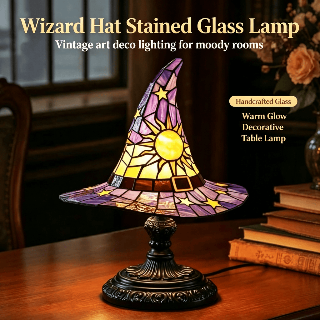 Stijggn Witch Hat Lights Halloween Glowing Lights, Waterproof Hanging Witch Hat Decorations, Warm Light Festival Ornaments for Indoor Outdoor Yard Garden Party Halloween Decor