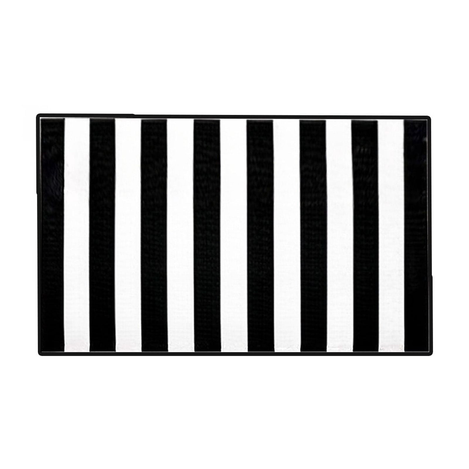 Mouliraty Fall Outdoor Rug,15.7x23.6in,Halloween Thanksgiving Decor Rug New Stripe Outdoor Rug Layered Doormats for Washable Carpet Front Door Porch Farmhouses Entryway Patio Dark Color Rug