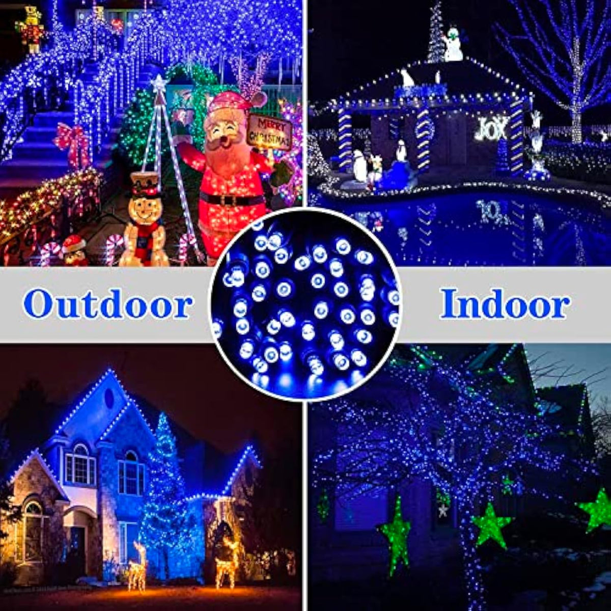 Wick's Outdoor Living LED 5MM Multi-Color Holiday Lights, 50 FT in length, 150 CT, and 6 different color options