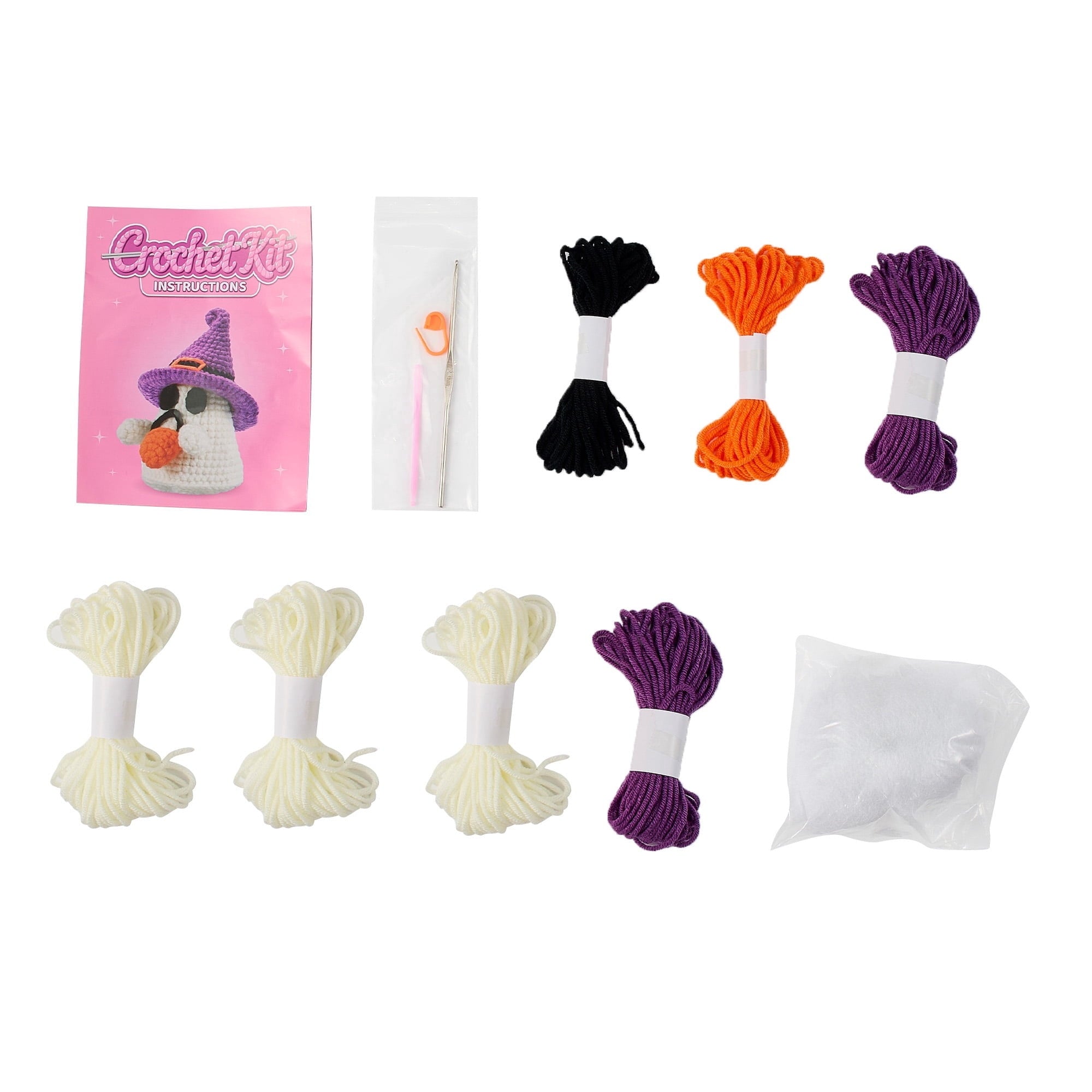 Ghost Crochet Kit, Multicolor, Halloween by Way To Celebrate