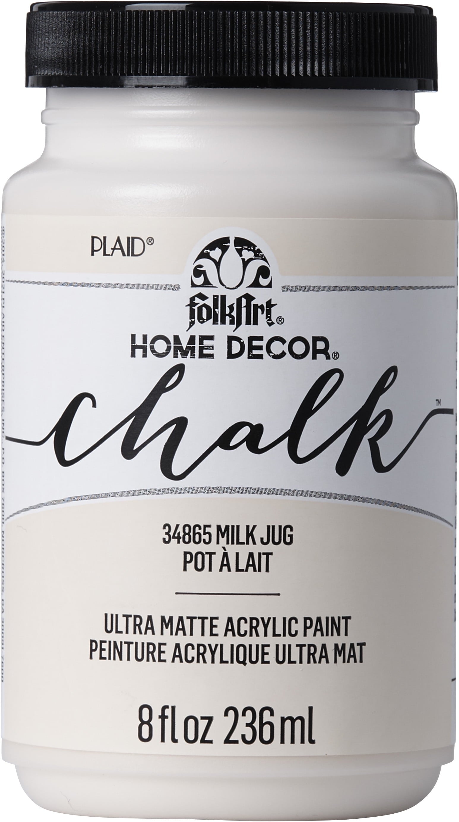 FolkArt Home Décor Chalk Acrylic Craft Paint, Java, Ultra Matte Finish, 8 fl oz