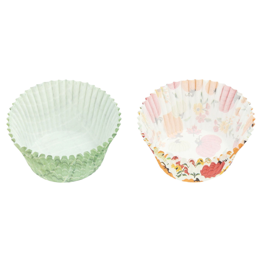Great Value Pumpkin and Plaid Cupcake Liners, 48 Count