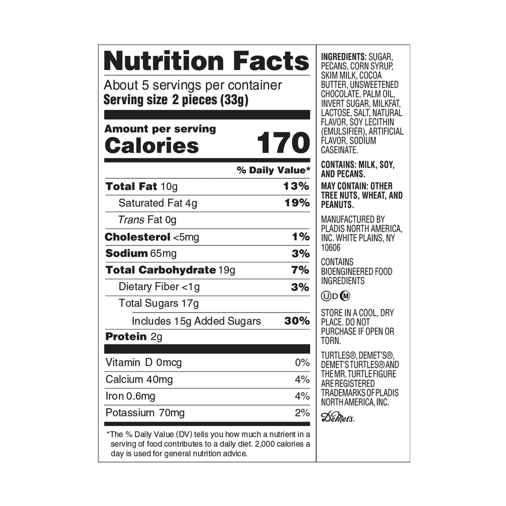 Turtles Caramel Apple Pecan Clusters, 6.3oz Bag