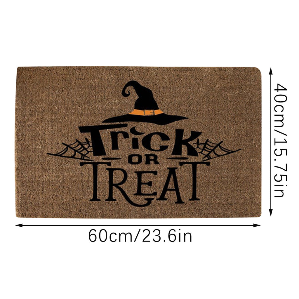 ZToonmas 15" x 23" Vintage Halloween Rugs, Halloween Horror Print Outdoor Rugs Floor Mat Hallway Kitchen Foot Mat Soft Non-Slip