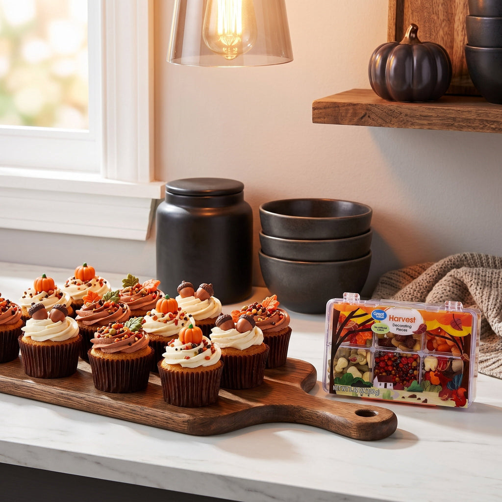 Great Value Harvest Decorating Pieces, 3.52 oz