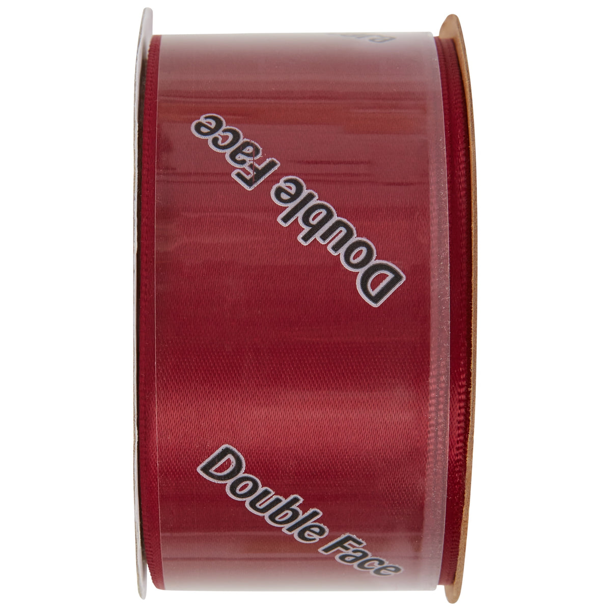 (2 pack) Offray Ribbon, Red 1 1/2 inch Double Face Satin Polyester Ribbon, 12 feet