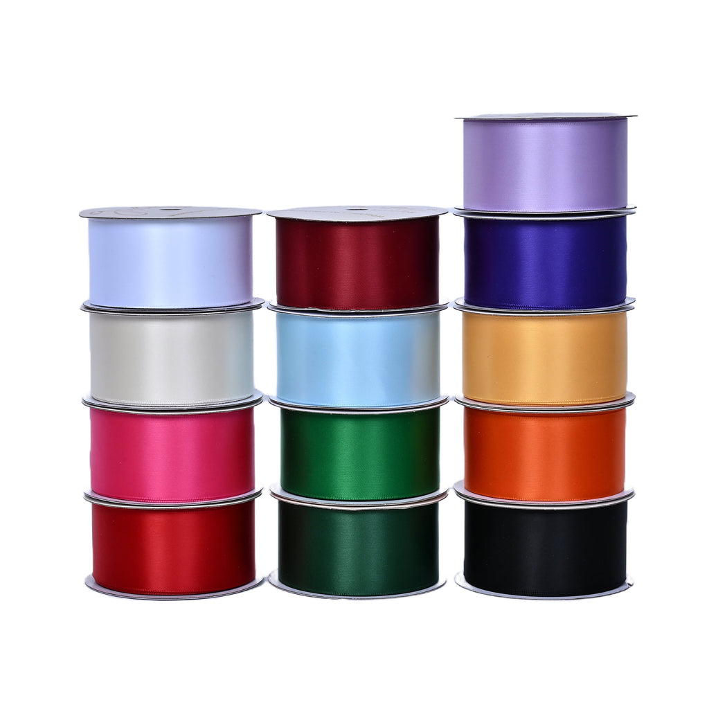 Gwen Studios 1.5" Hot Pink Satin Ribbon, 7 Yards