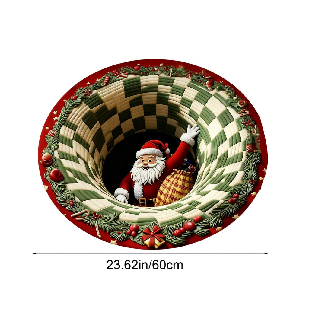 Mats Savings YZEGDCH Christmas Reindeer Rugs- Green Rugs for Living Room Christmas Doormat Indoor Outdoor Entrance Floor Rug Non Slip Winter Christmas Decor Rubber Welcome Mats