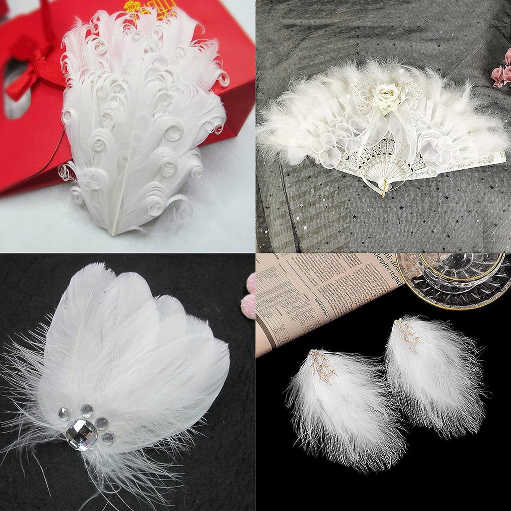 600PCS Red Feathers, 3-4.7 inch Feathers Bulk for DIY Crafts Wedding Halloween Costume Party Decorations Dream Catcher Supplies