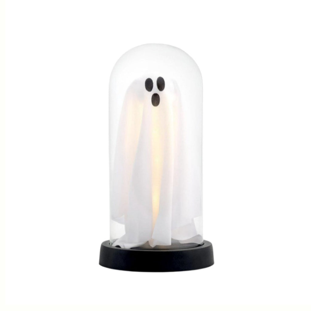 Diceymbol Halloween Decorations and Fall Decor, Halloween Venue Decoration Ghost Props LED Illuminated Ghost Decorations for Tabletop, Mantel, Shelf Indoor Outdoor 9.05 inch