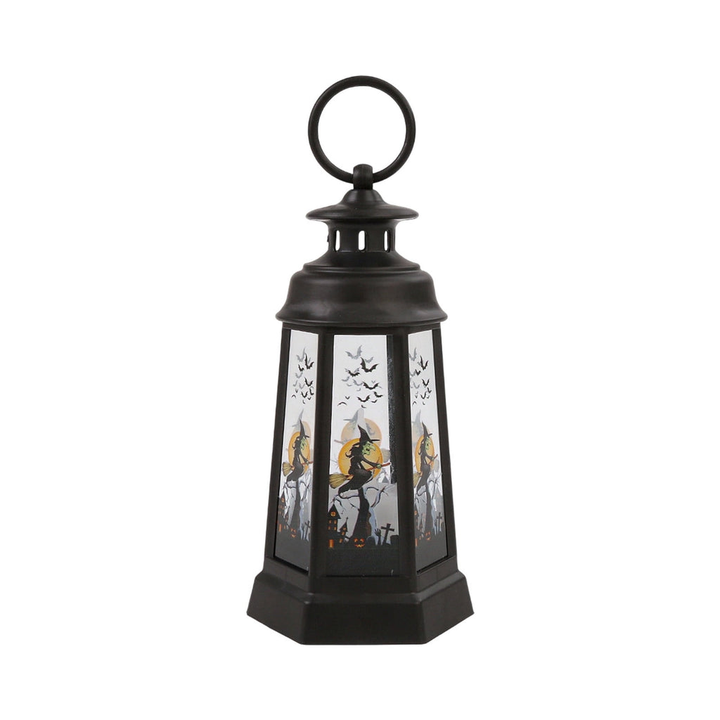Djiypn Mini Lanterns 2Pack LED Small Lanterns Decorative Indoor Outdoor Hanging Lantern Decorative Candle Light Farmhouse Decor for Weddings Western Camping Party Halloween Christmas Decorations