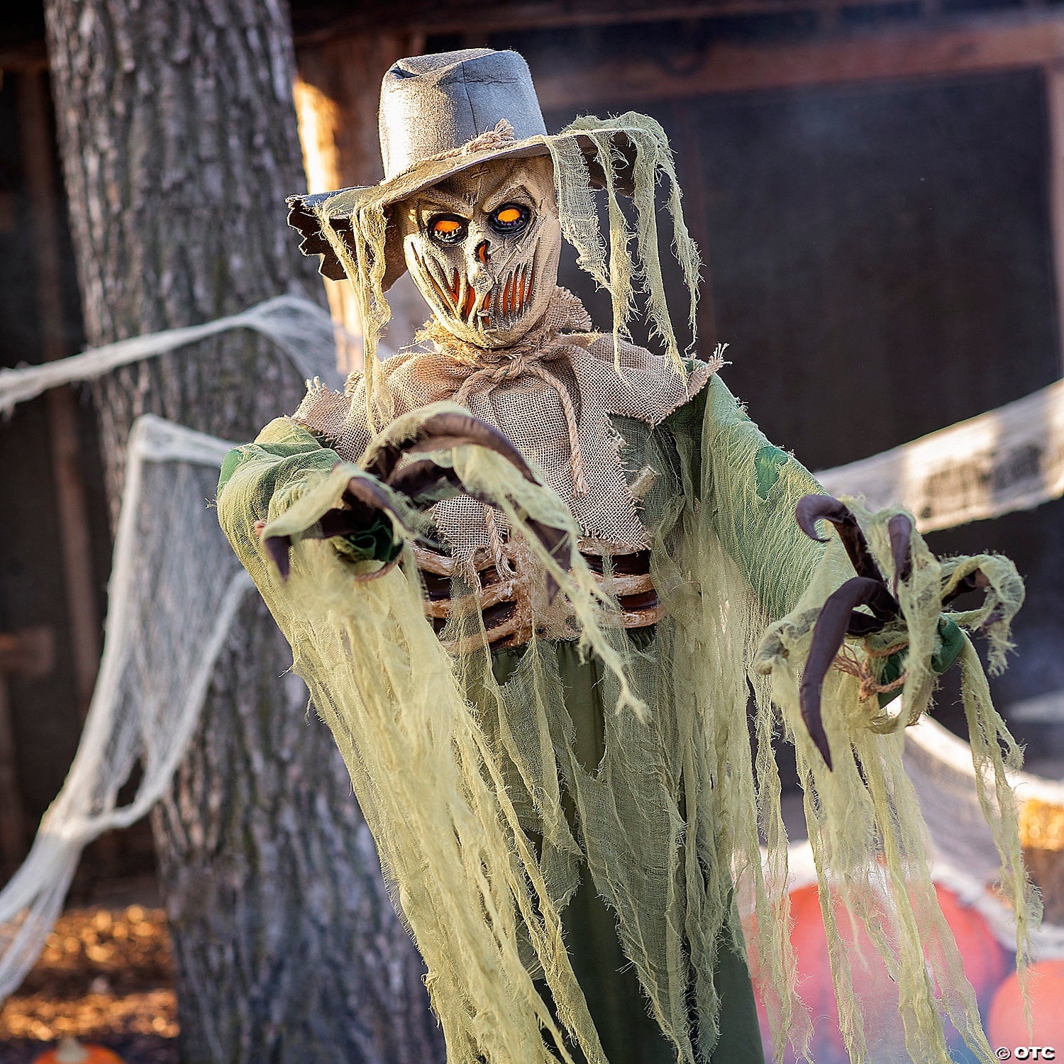 Tekky Toys TT59506 6 Ft. Animated Inferno Scarecrow Halloween Decoration