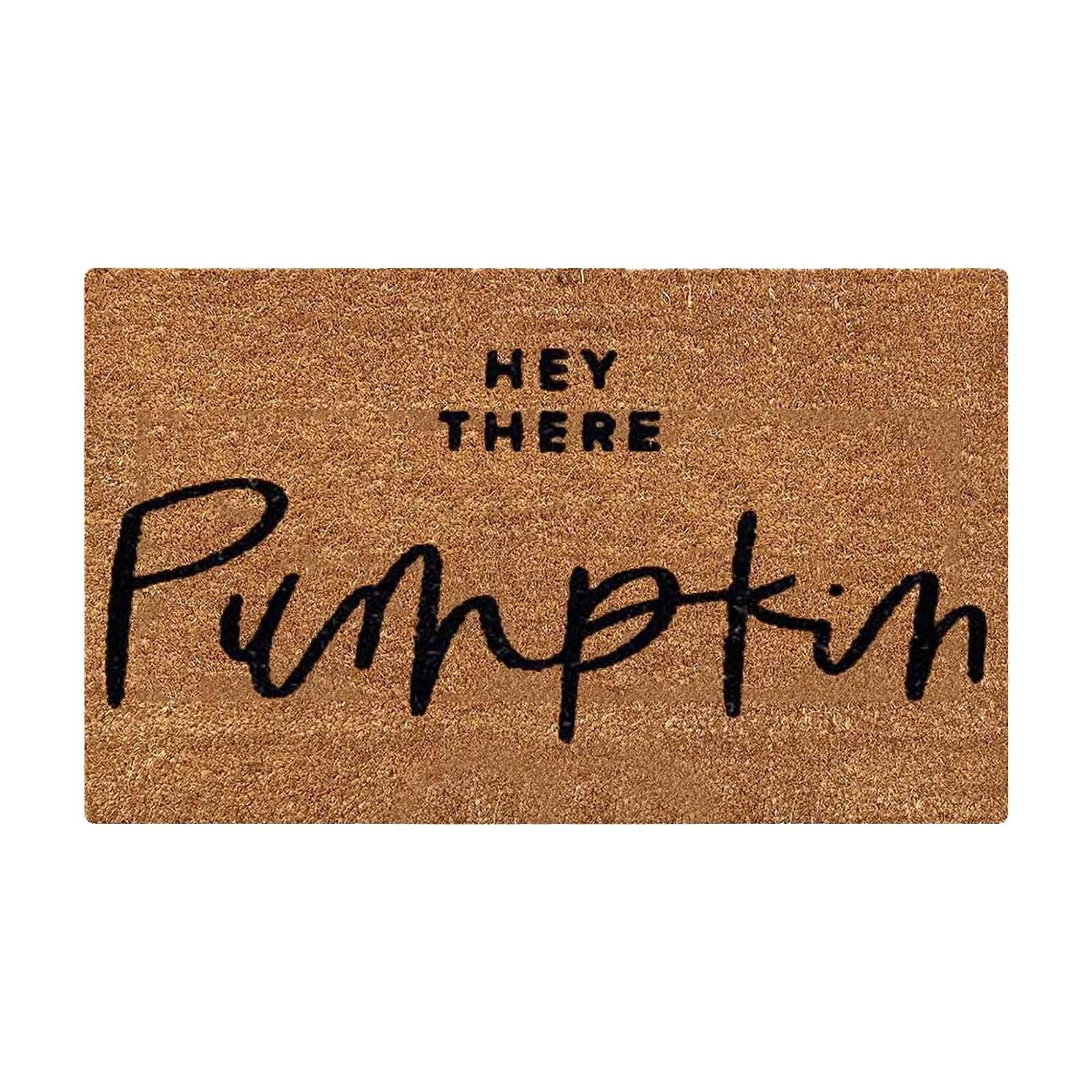 Holloyiver Halloween Door Mat 24" x 16", Ghost Pumpkin Bat Skull Witch Mat Non-Slip Front Door Mat Entrance Funny Doormat Entry Rug Fall Door Mat Welcome Mats Synthetic Coir Doormat Outdoor Decor