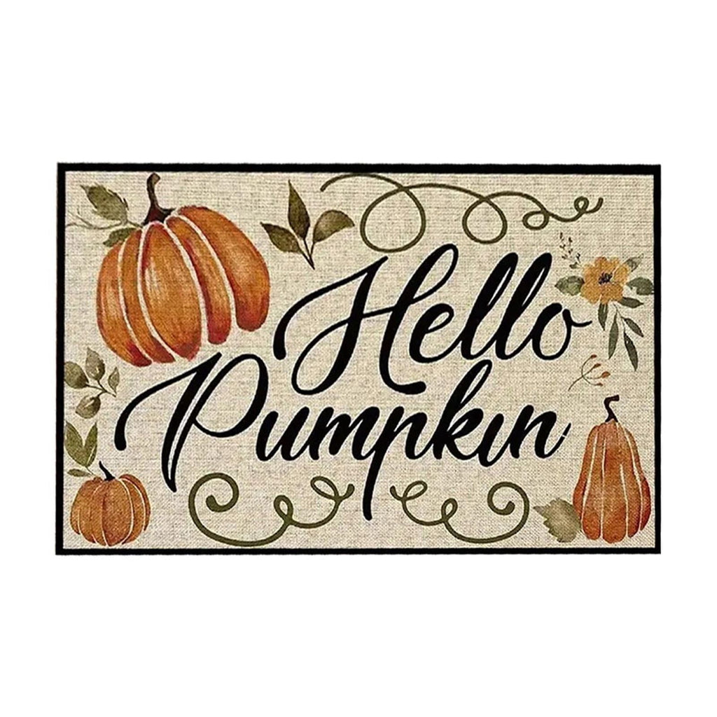 Autumn Door Mat for Entryway, 16x24 Inch, Fall-Themed Floor Doormat for Home Decor, Non-Slip Rug Mat for Living Room, Kitchen, Bedroom, Gifts for Fall Lovers (E)
