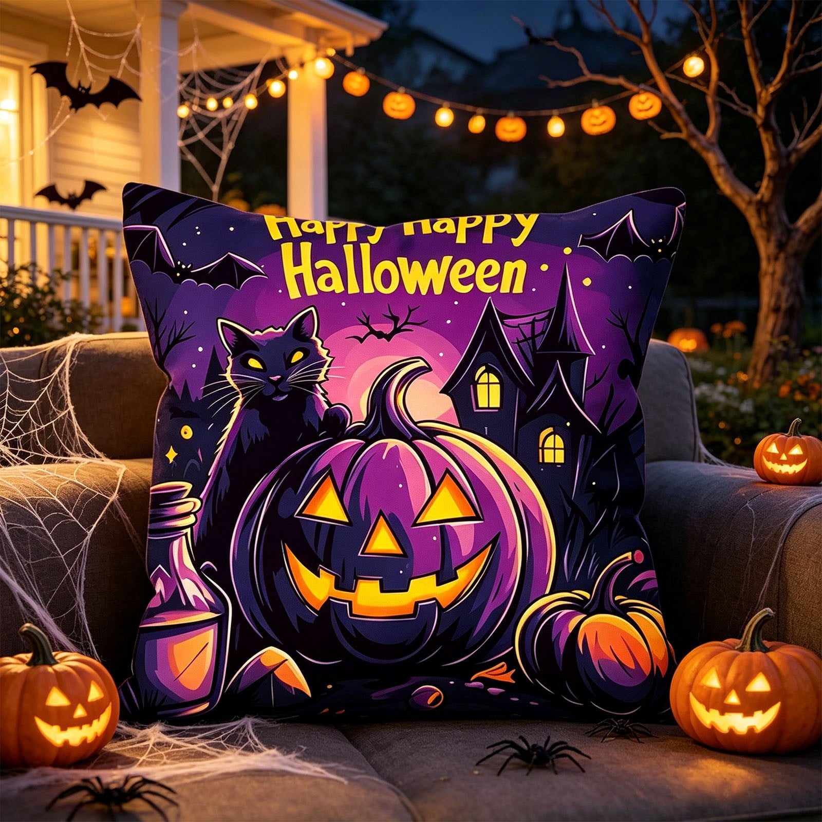 Diceymbol Animated Crawling Ghost Halloween Prop with Sound and Red Light Up Eyes for Yard Porch Party Decor 17 Inch