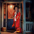 6ft Halloween Animated Animatronic Decoration Creepy Pirate w/ Pre-Recorded Screaming Ktaxon