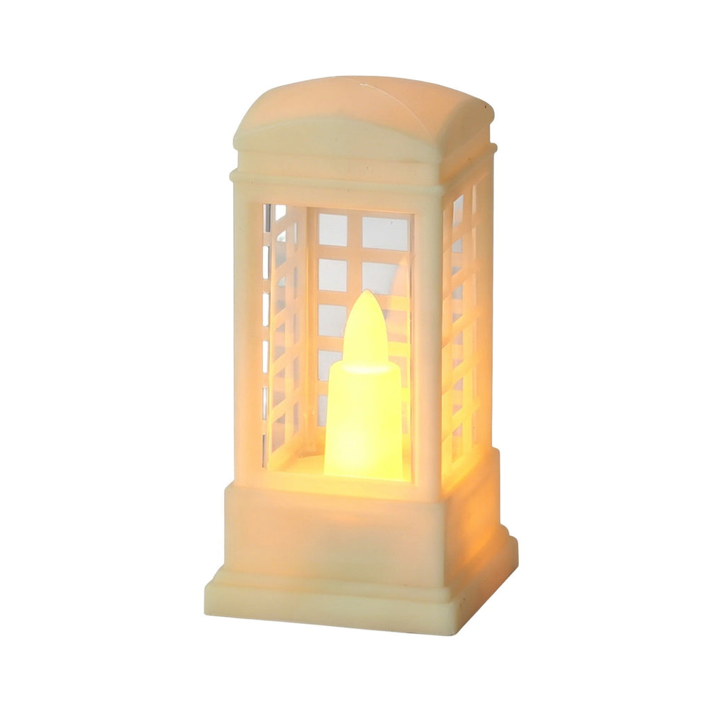 Djiypn Mini Lanterns 2Pack LED Small Lanterns Decorative Indoor Outdoor Hanging Lantern Decorative Candle Light Farmhouse Decor for Weddings Western Camping Party Halloween Christmas Decorations