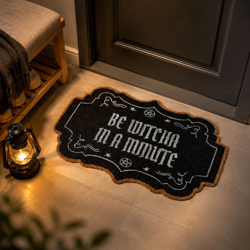 2026 Halloween Outdoor Decorations Halloween Ghost Doormat 50x80 Cm Black And Orange Checkered For Front Doors Porches And Holiday Decorations