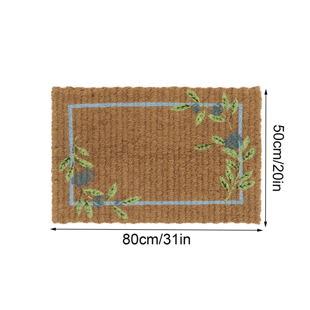 Sruoe Summer Carnival Printed Floor Mat, 15.74"x23.62", Water Absorbent Non Slip Doormat, Flannel Entryway Bathroom Kitchen Household Decor Rug