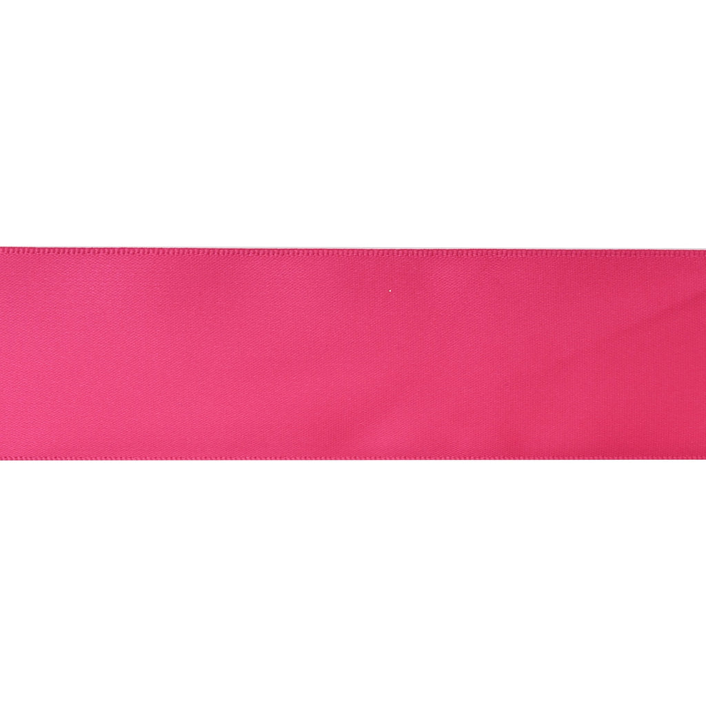 Gwen Studios 1.5" Hot Pink Satin Ribbon, 7 Yards