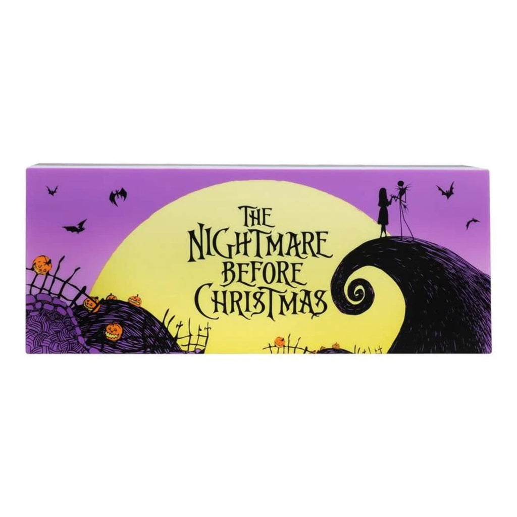 Nightmare Before Christmas Logo Light 12in Official Jack Skellington and Sally Merchandise, Paladone