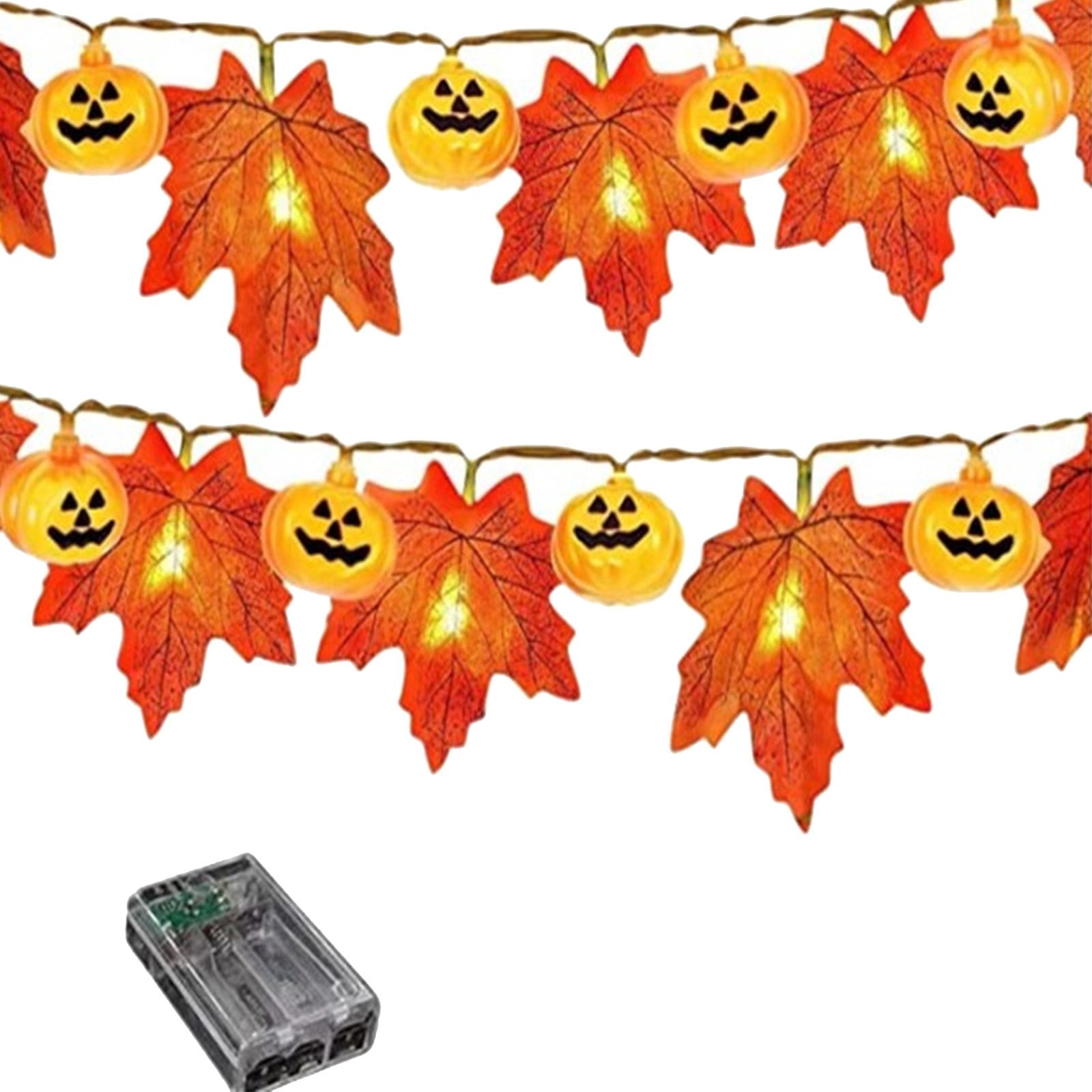 ASXITE Pumpkins Garland Lights Fall Decorations,String Lights Indoor Outdoor,Maple Leaf Pumpkin Lantern String Lantern String Thanksgiving Maple Leaf Lantern Halloween Pumpkin Decorative