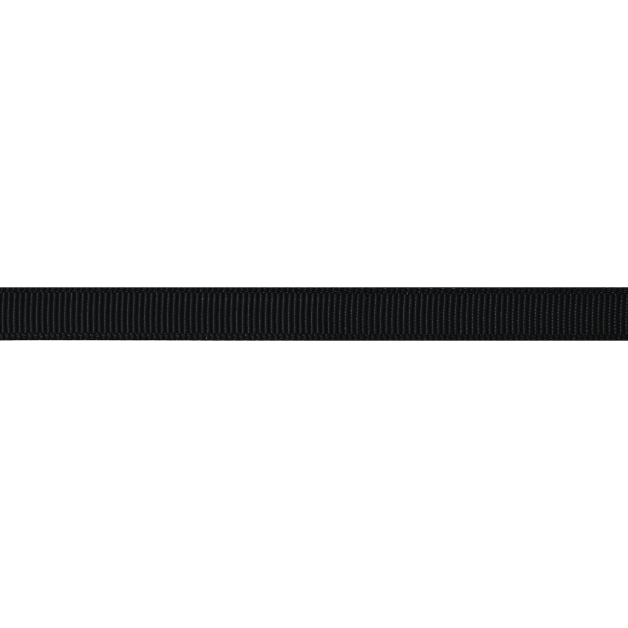 Gwen Studios 3/8" Black Grosgrain Ribbon, 6 yards