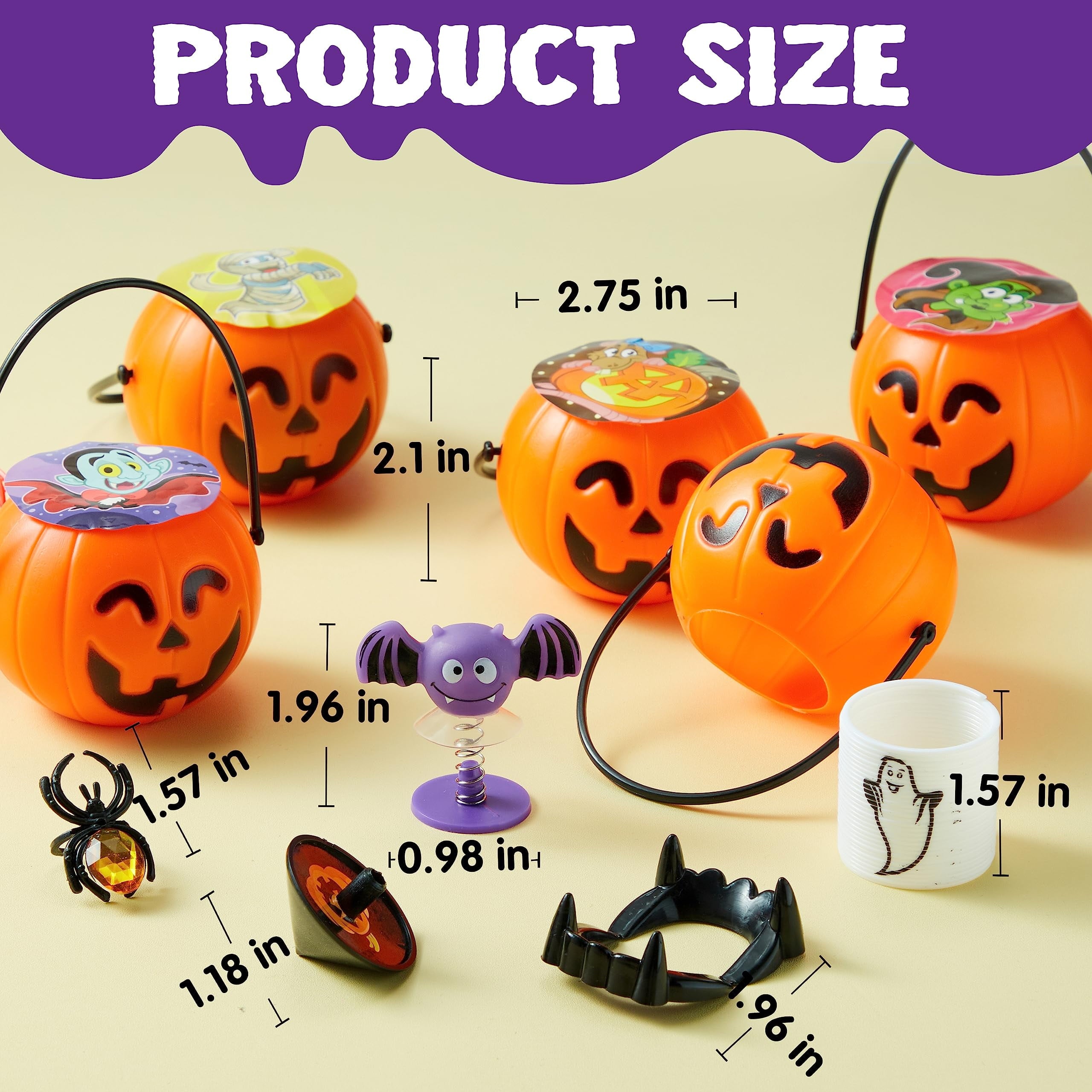 Joyfy 168 Pcs Halloween Stationery Party Favors,Halloween Gifts for Kids,Halloween Goodies Including Halloween Vampire Teeth,Spiders,Stamps,Stickers,Slap Bracelets
