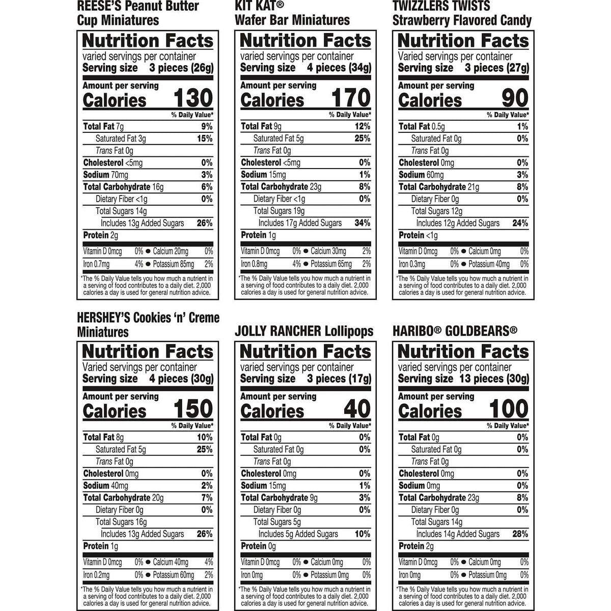 Hershey Assorted, Halloween Candy Bulk Bag, 55.33 oz (180 Pieces)