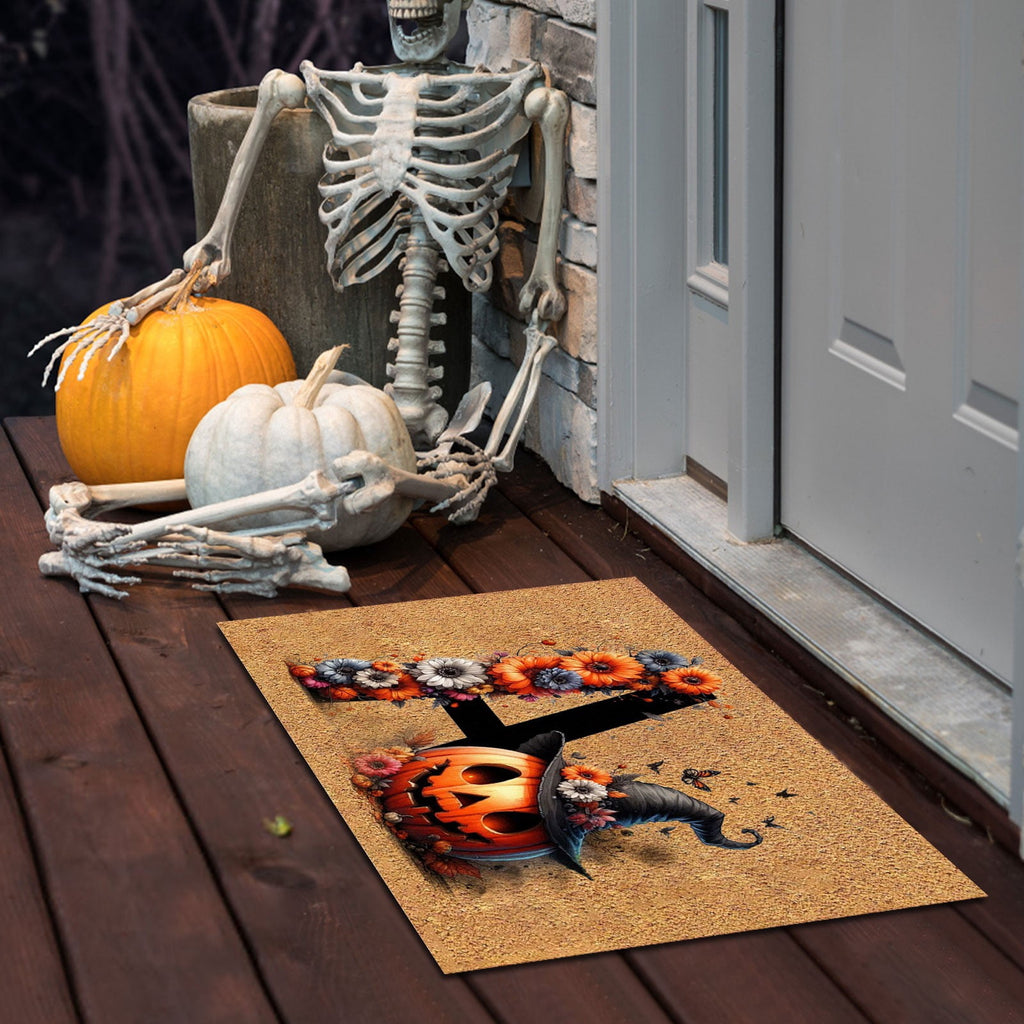 AUDeals Halloween Doormat Indoor Outdoor Home Front Porch Rugs 23.6 * 15.7Inch Bedroom Entrance Patio Decoration Supplies