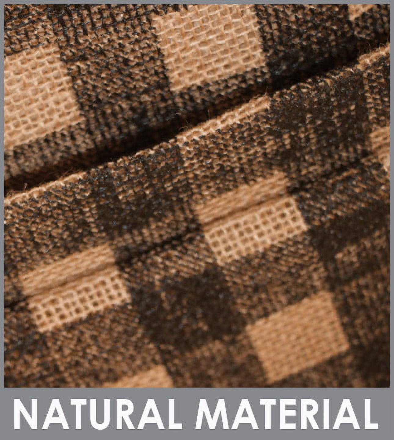 Allen Company Folded & Precut Jute Burlap Craft Fabric, 46"W x 2-Yards, Natural