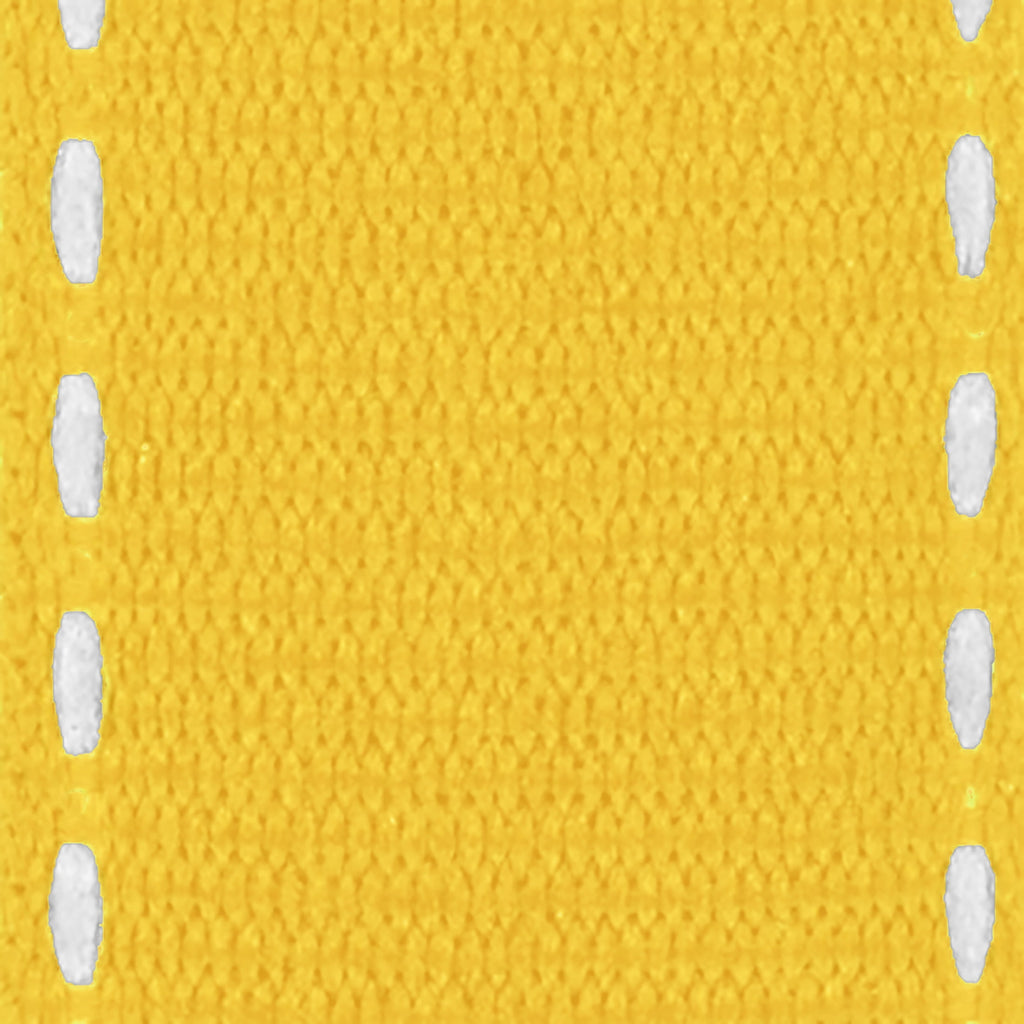 Offray Ribbon, Lemon Yellow 5/8 inch Grosgrain Polyester Ribbon for Sewing, Crafts, and Gifting, 9 feet, 1 Each
