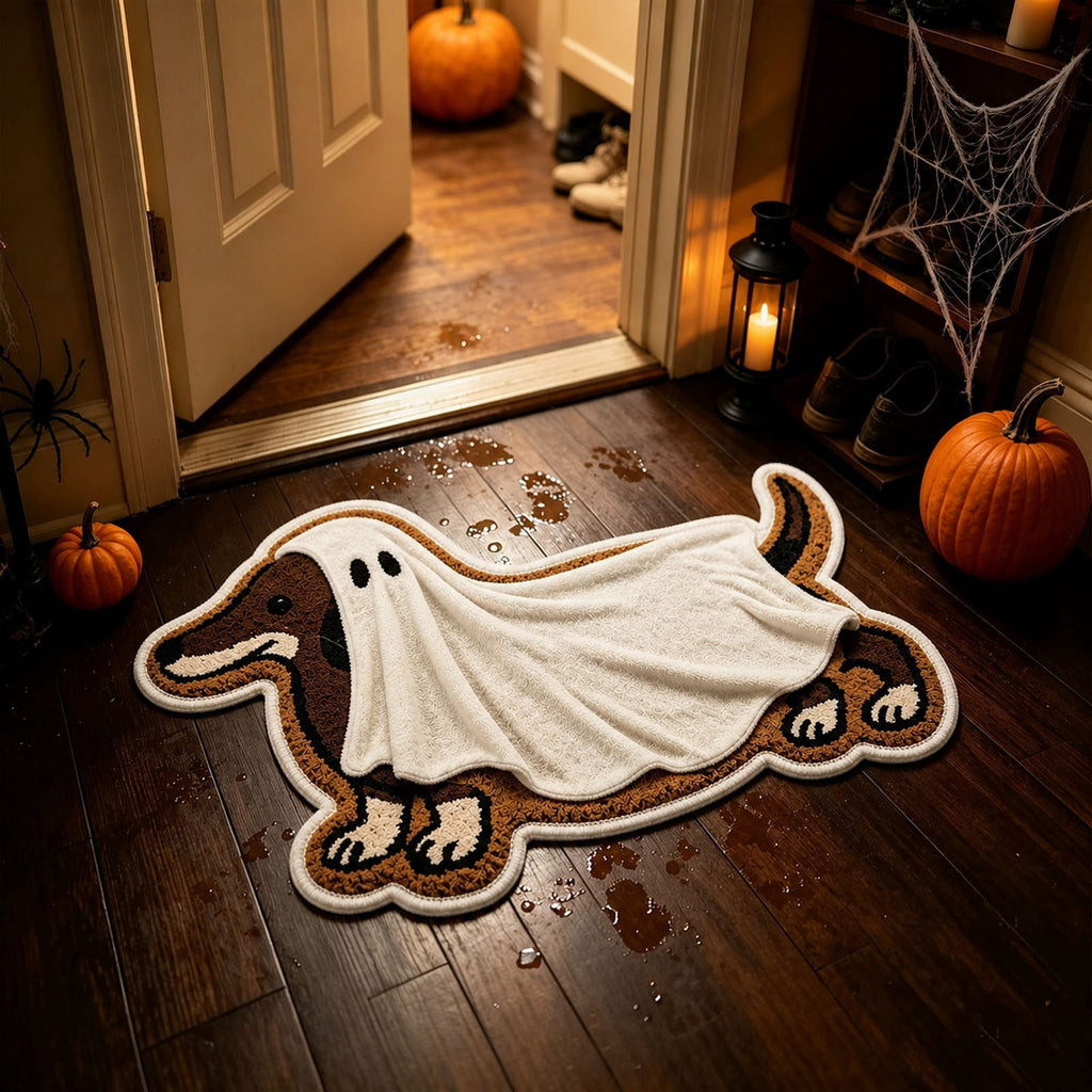 BZPIZ Halloween Cute Pumpkin Door Mat for Front Door, Doormat Outside Entrance, Halloween Decor for Porch and Entryway, Indoor & Outdoor Use Orange