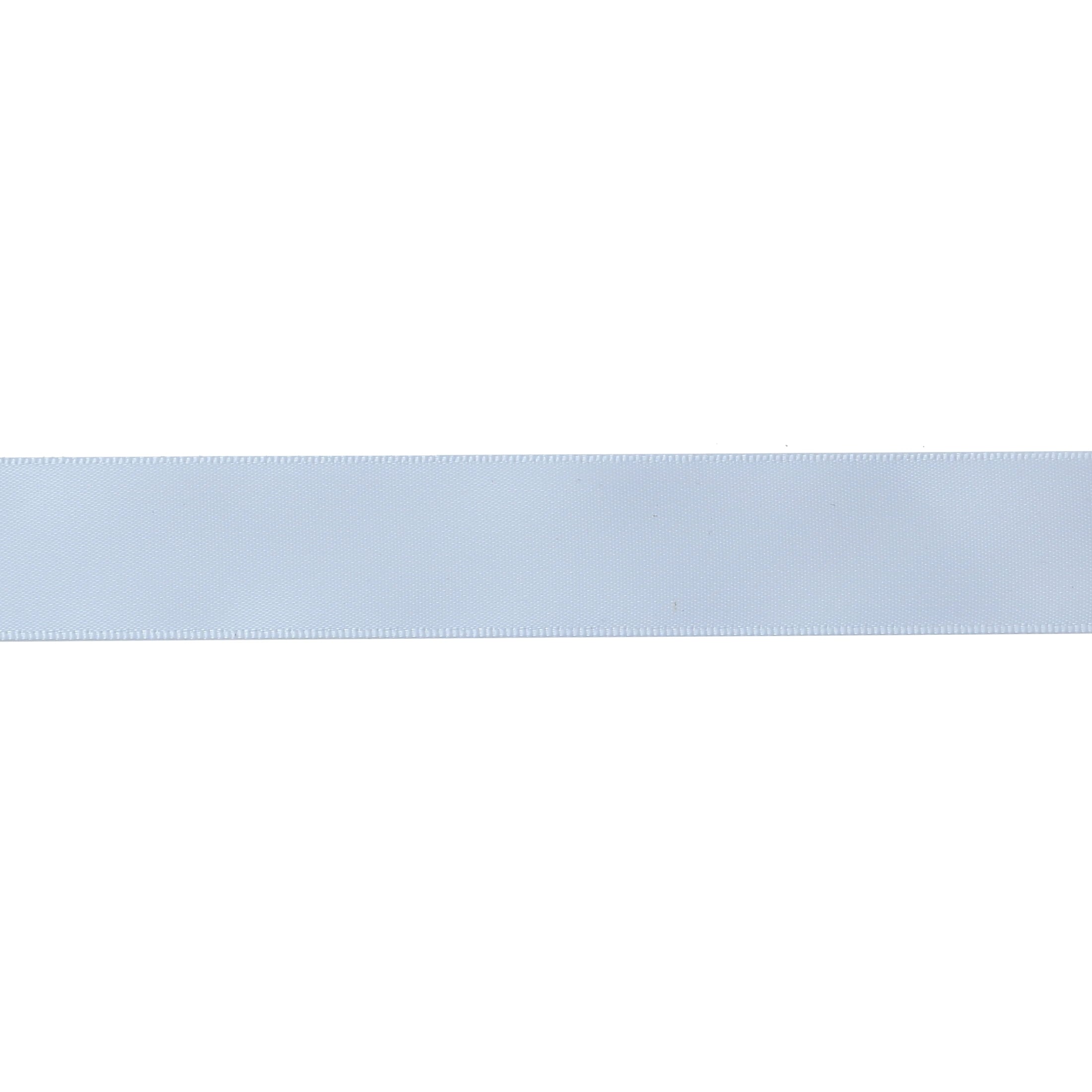 Gwen Studios 7/8" White Satin Ribbon, 7 Yards