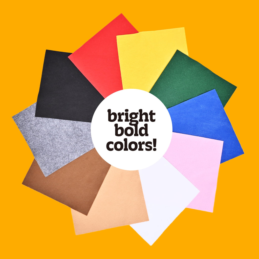 Hello Hobby Red Felt Sheet, 9" x 12"