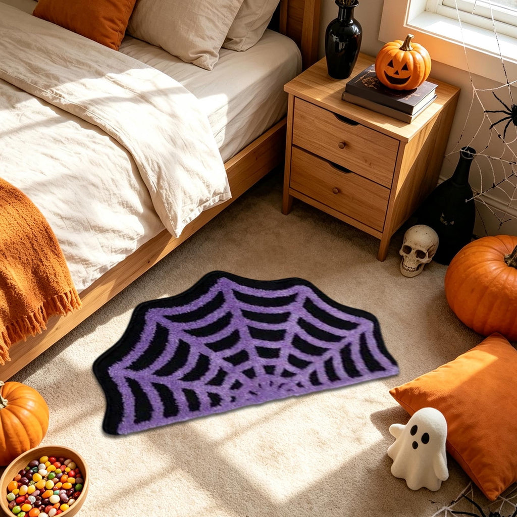 Yhmxh Halloween Bathroom Rugs, Halloween Pumpkin Bath Mats, Farmhouse Halloween Rugs for Bathroom Decorations for The Home, Holiday Cute Pumpkin Decor Non-Slip 15.7x23.6 Inches