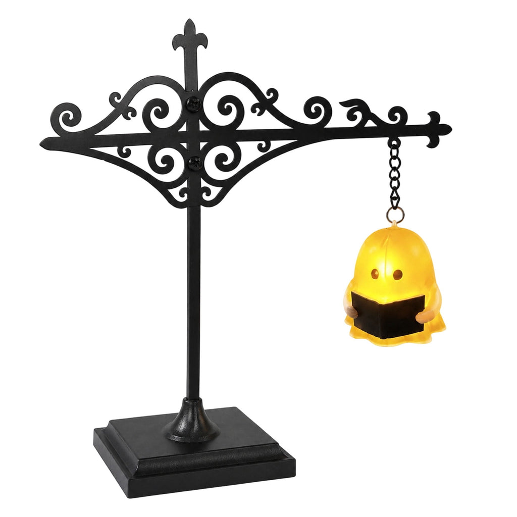 Nkmbld Halloween Bookshelf Lamp, Vintage Library Lantern Decorative Bookshelf Lighting, Hanging Ghost Lantern Book Shelf Light, Halloween Decorations Indoor