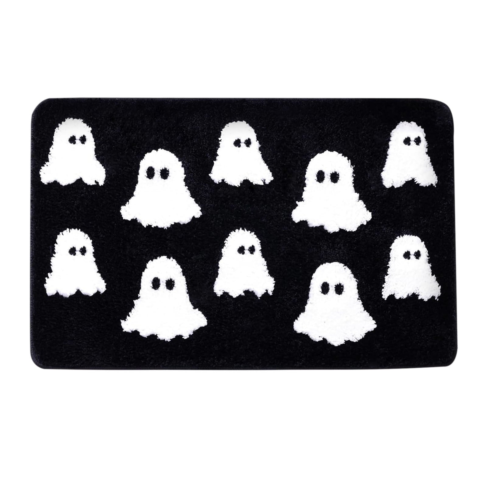 Stijggn Halloween Kitchen Mats for Floor Halloween Rugs Halloween Thanksgiving Decorations Doormat, Welcome Mats for Front Door,Spooky Outdoor Mats for Home Decor Holiday Decorative