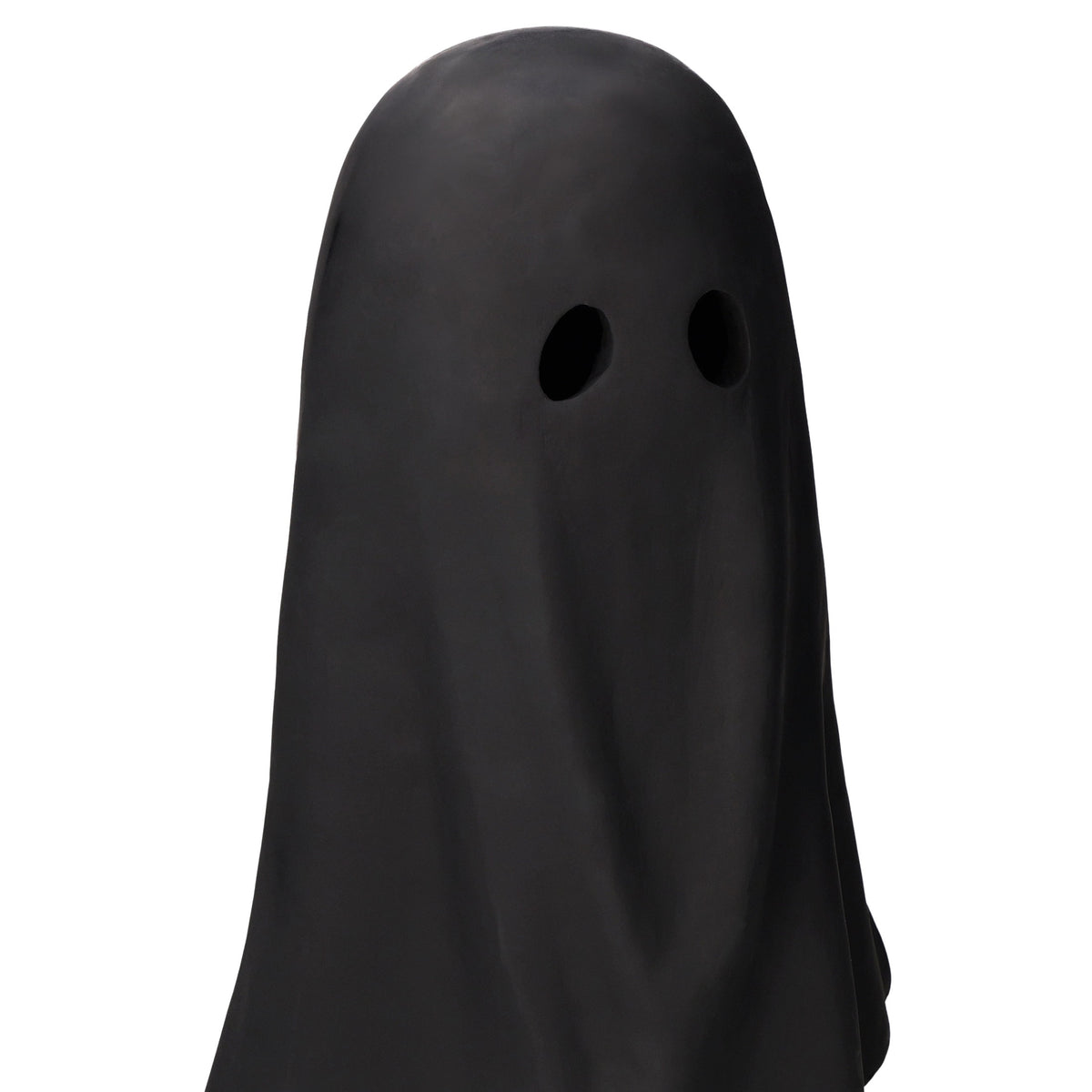 Paper Mache Ghost Decoration, Black, 11", Halloween by Way To Celebrate