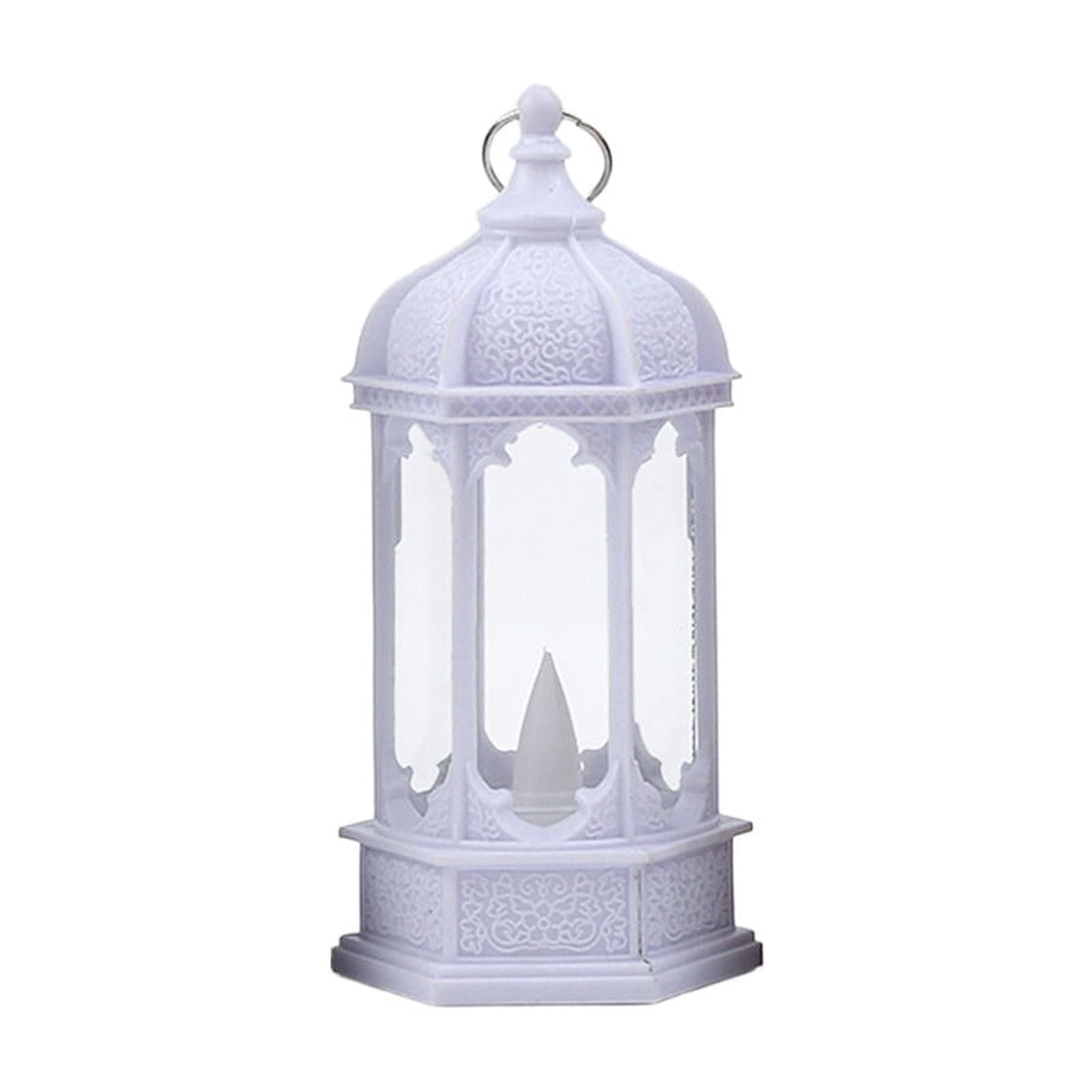 Djiypn Mini Lanterns 2Pack LED Small Lanterns Decorative Indoor Outdoor Hanging Lantern Decorative Candle Light Farmhouse Decor for Weddings Western Camping Party Halloween Christmas Decorations