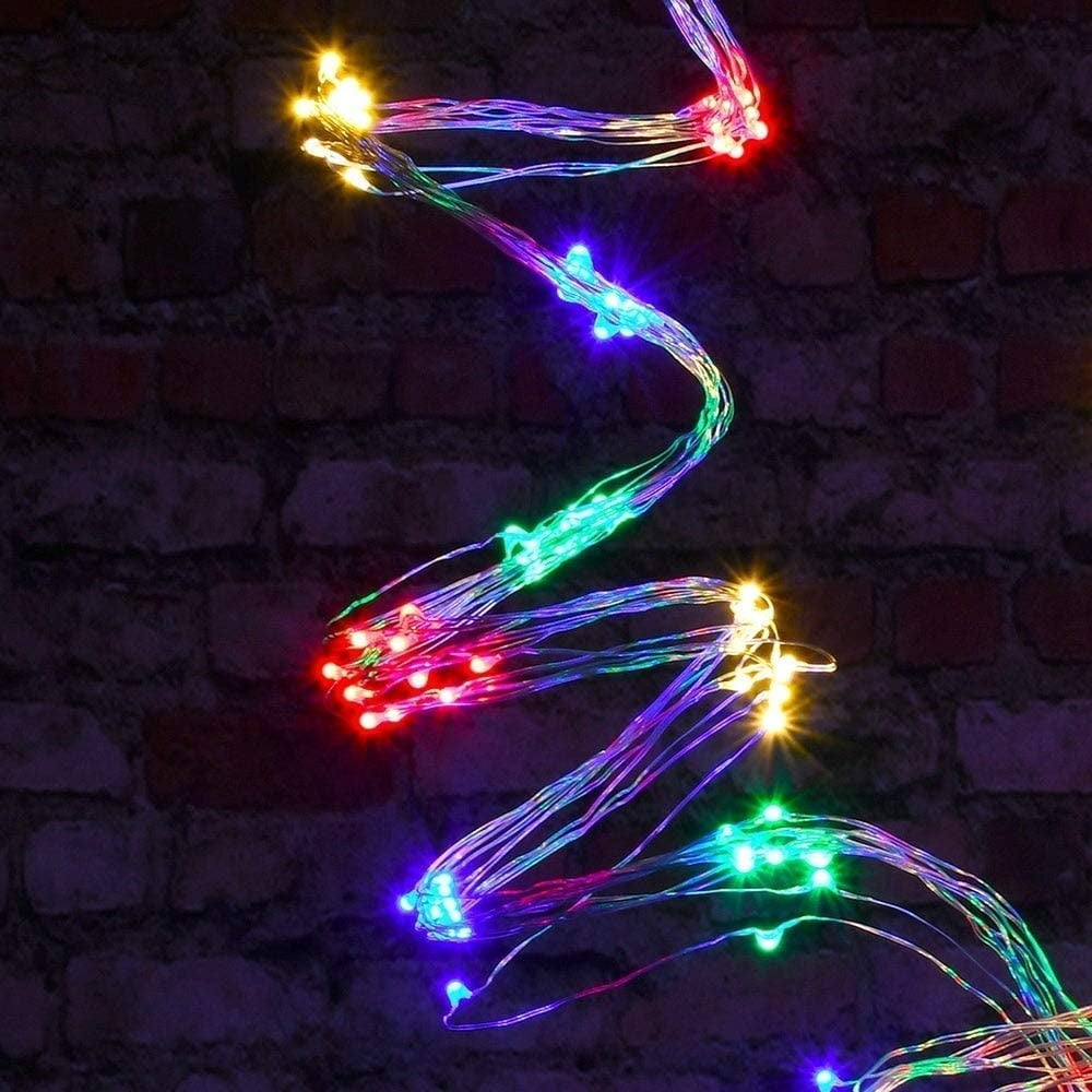 Solar String Lights for Outdoor,99ft 300 LED Bright Copper Wire Fairy Lights Waterproof Solar Lights with 8 Modes for Tree Garden Party Wedding Christmas Decor (Multicolor)