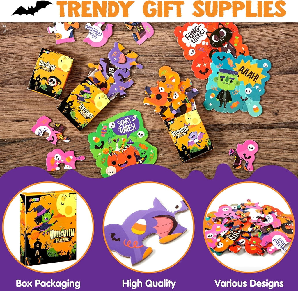 Joyfy 168 Pcs Halloween Stationery Party Favors,Halloween Gifts for Kids,Halloween Goodies Including Halloween Vampire Teeth,Spiders,Stamps,Stickers,Slap Bracelets