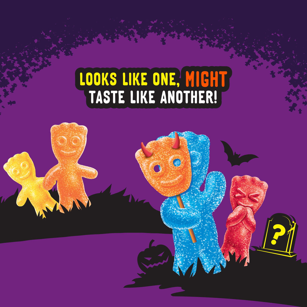 SOUR PATCH KIDS Tricksters Soft & Chewy Gummy Halloween Candy, 3.52 oz