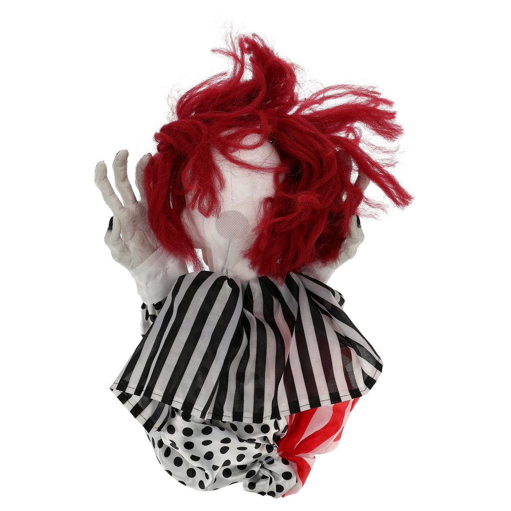 Animated Hanging Clown Decoration, Multicolor, 5', Halloween by Way To Celebrate